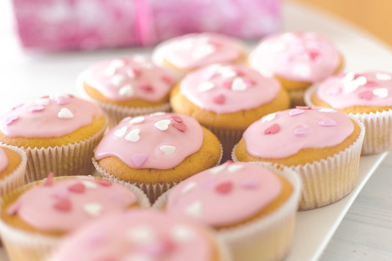 Monogrammed Cupcakes